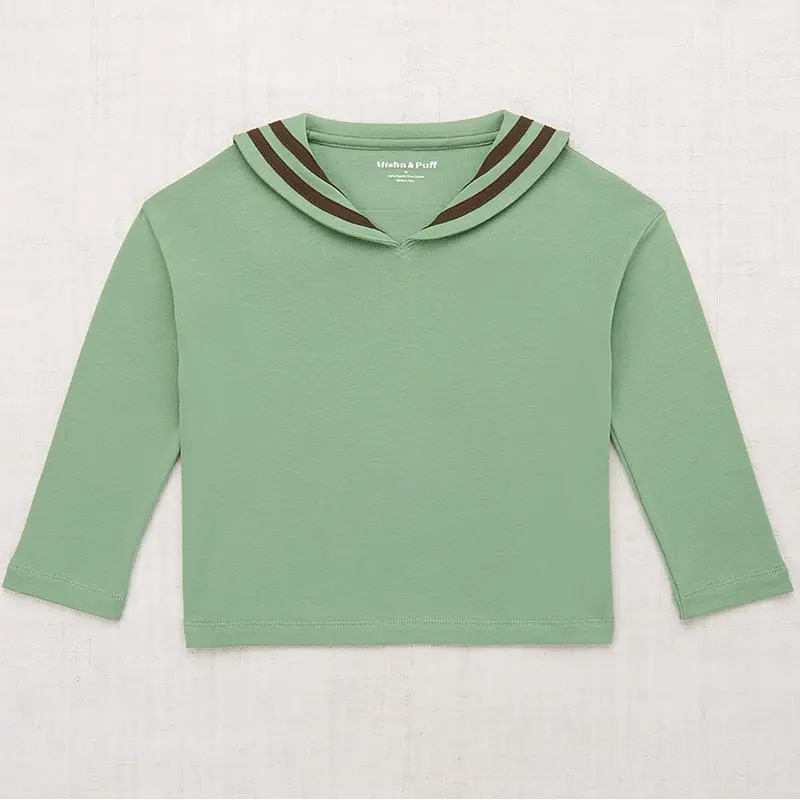 Sailor Top in Oakmoss by Misha & Puff