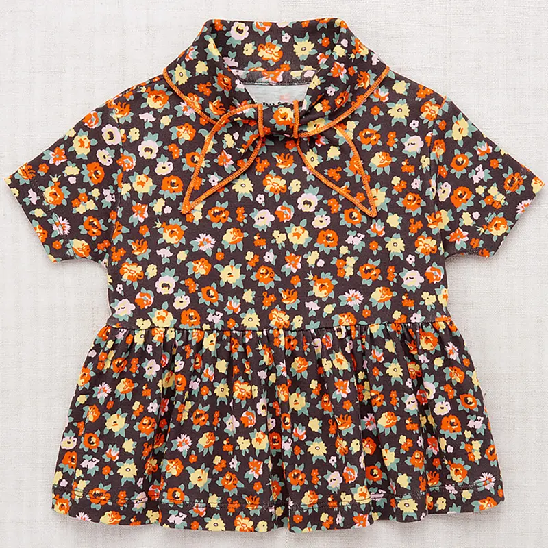 Scout Peplum Top in Bark Brimfield by Misha & Puff