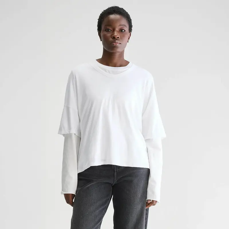 Vurdes Short Sleeve T-Shirt in White by Bellerose