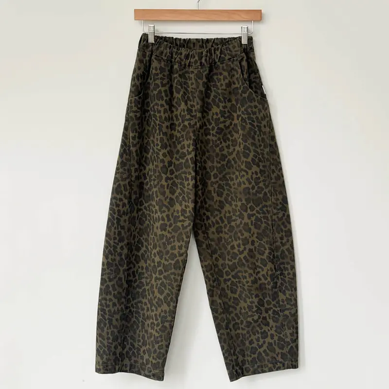 Arc Pants in Fern Leopard by Le Bon Shoppe