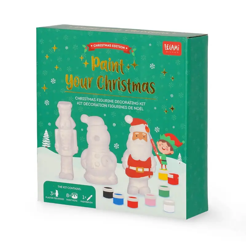 Christmas Figurine Kit Paint Your Christmas by Legami