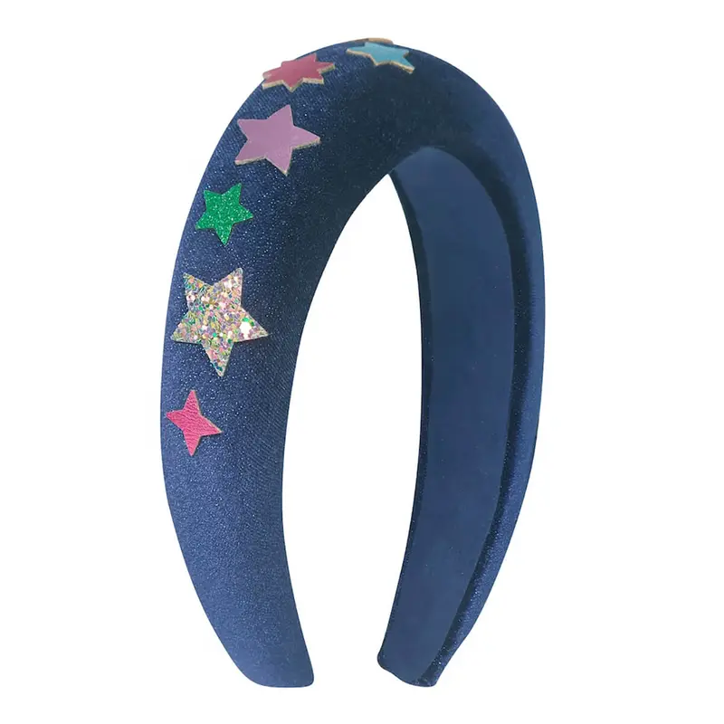Constellation Velvet Padded Alice Band by Mimi & Lula