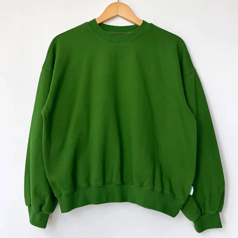 French Terry Core Sweatshirt in Avocado by Le Bon Shoppe