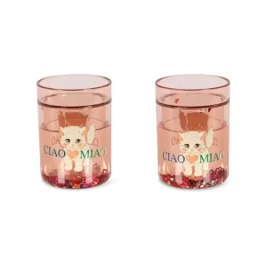 Glitter Cups (2 Pack) in Ciao Miaow by Konges Sljd