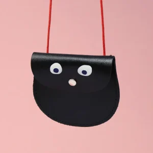 Googly Eye Pocket Purse in Black by Ark Colour Designs