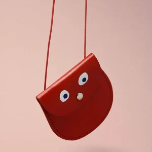 Googly Eye Pocket Purse in Red by Ark Colour Designs