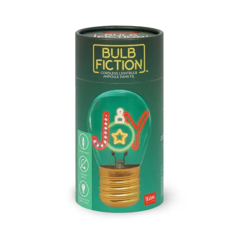 Joy Lightbulb-Shaped Table Lamp by Legami