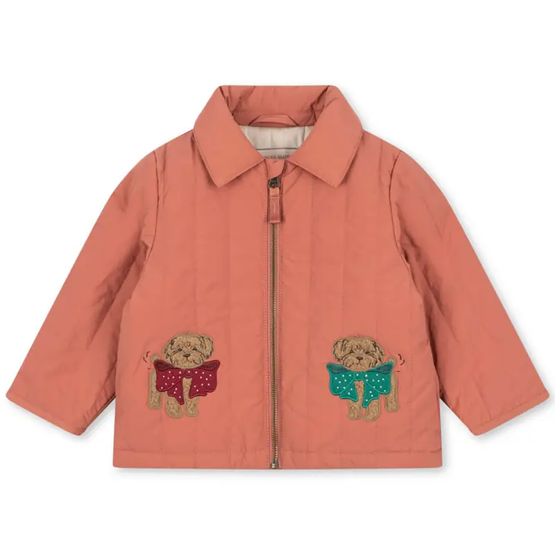 Juno Collar Jacket in Canyon Rose by Konges Sljd