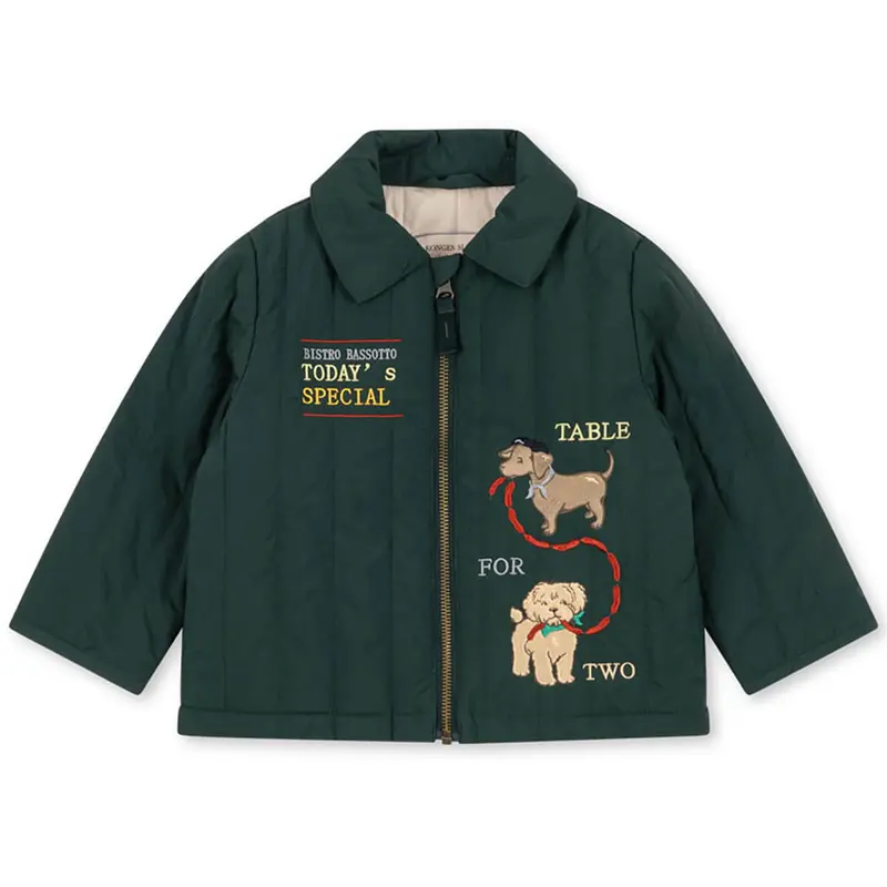 Juno Collar Jacket in Pine Grove by Konges Sljd