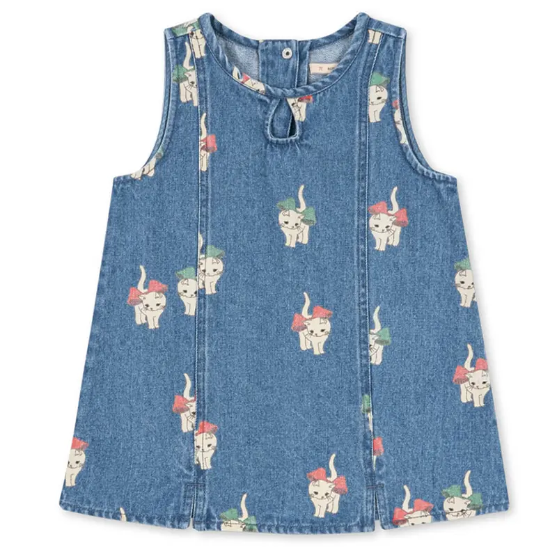 Magot Dress in Bow Kitty by Konges Sljd