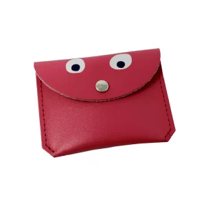 Mini Money Googly Eye Purse in New Pink by Ark Colour Designs
