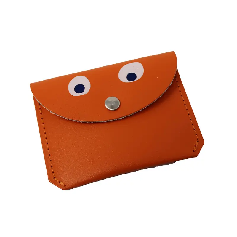 Mini Money Googly Eye Purse in Orange by Ark Colour Designs