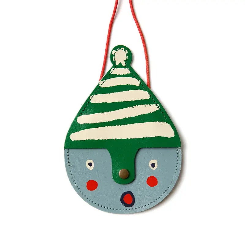 Pixie Pocket Purse In Heritage Blue by Ark Colour Designs