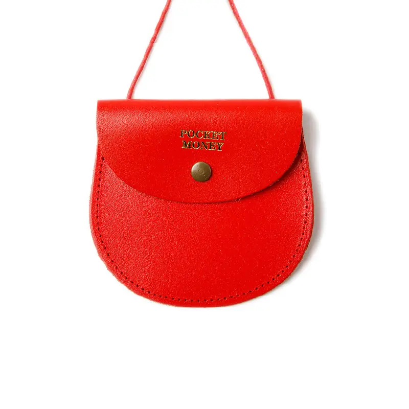Pocket Money Purse In Red by Ark Colour Designs