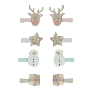 Reindeer Mini Hair Clips by Mimi & Lula