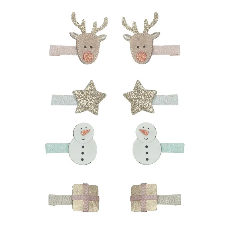 Reindeer Mini Hair Clips by Mimi & Lula