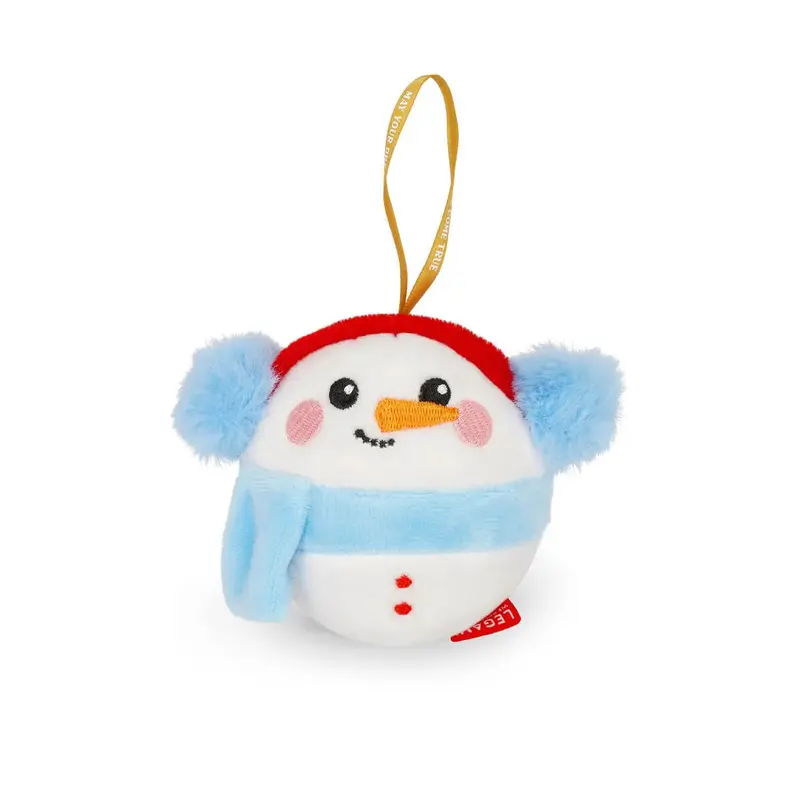 Snowman Plush Christmas Tree Decoration by Legami