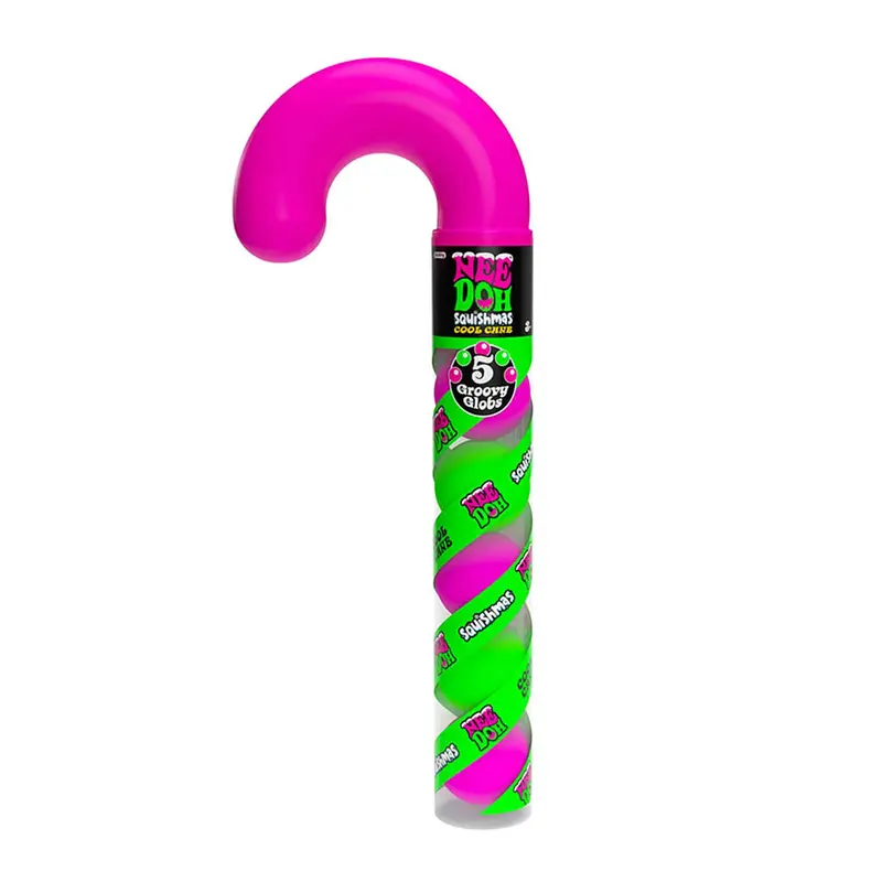 Squishmas Cool Cane Needoh Squishy Toy Set by Schylling