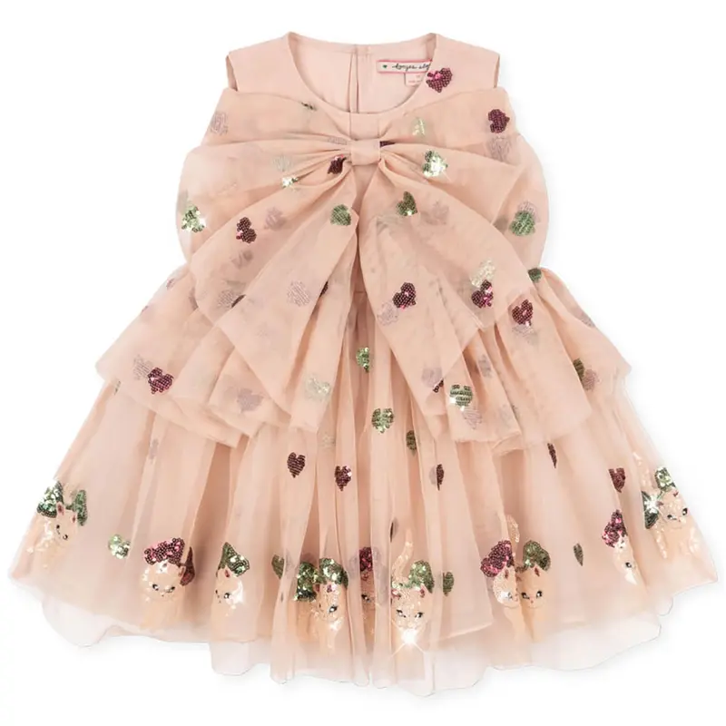 Yvonne Dress in Bow Kitty by Konges Slojd