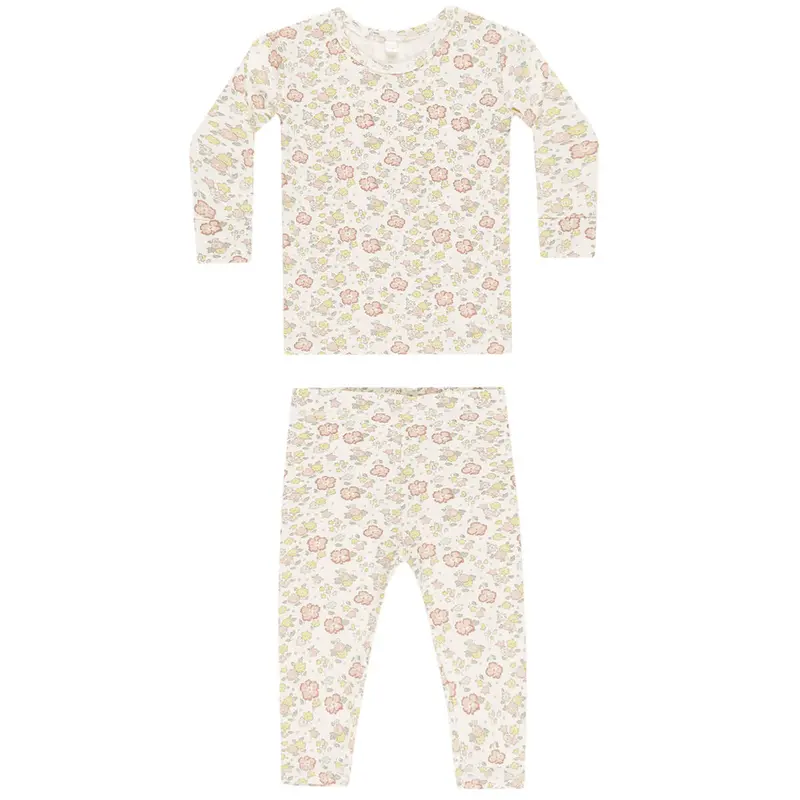 Bamboo Pyjama Set in Bloom by Quincy Mae