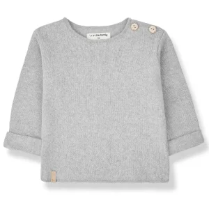 Chapin Sweater in Perla by 1+ in the Family - Last Ones In Stock - 3-12 Months