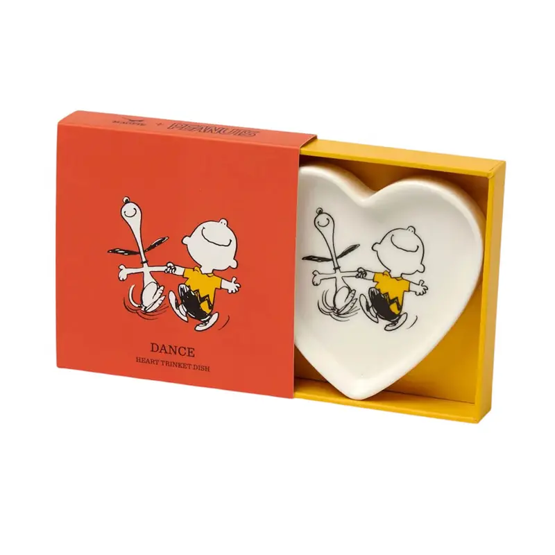 Dance Charlie Brown Heart Shaped Trinket Dish by Magpie