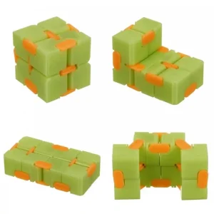 Glow In The Dark Infinity Cube Fidget Toy by Bandai