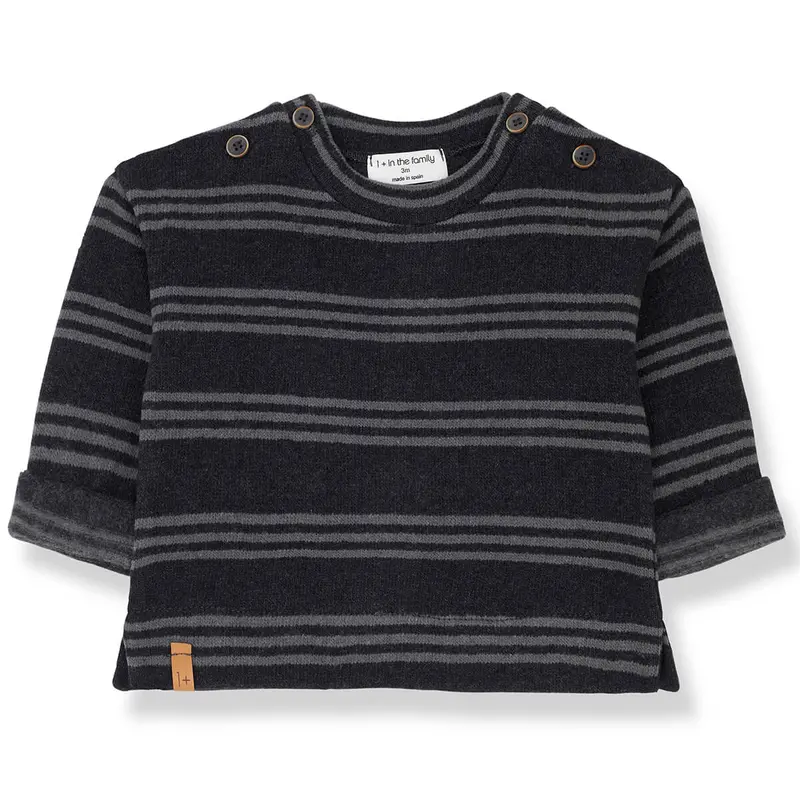 Gregori Top in Anthracite by 1+ in the Family - Last Ones In Stock - 3-12 Months