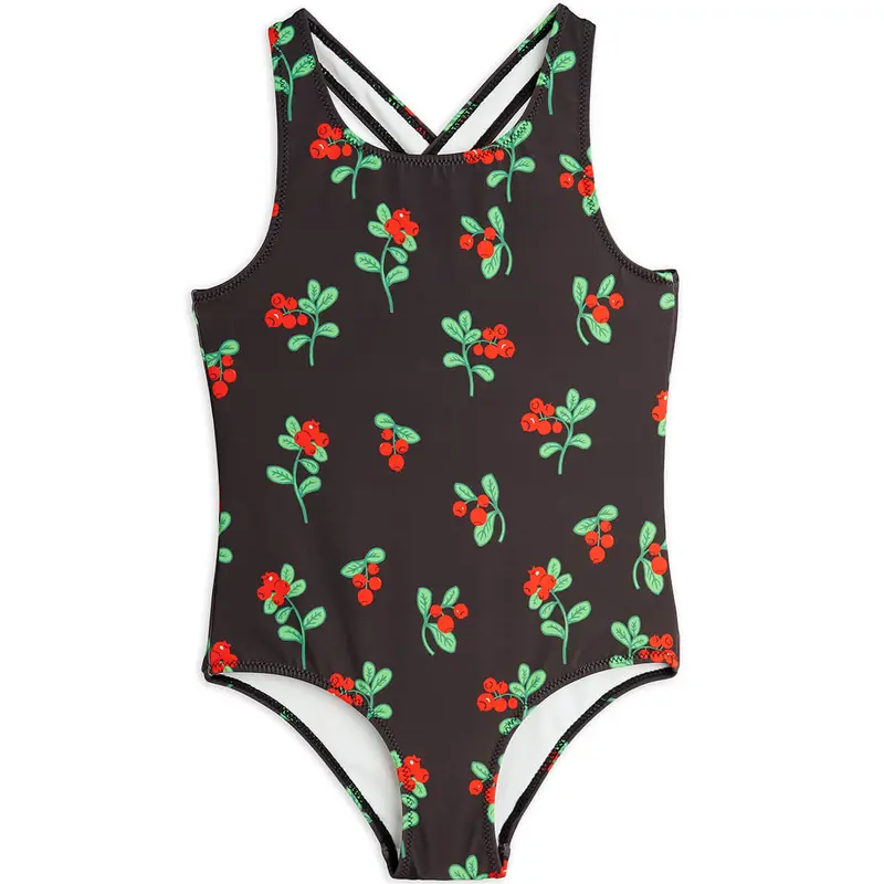Lingonberries AOP Swimsuit by Mini Rodini