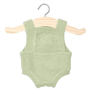 Lou Tricot Romper (34cm Doll) in Matcha by Minikane