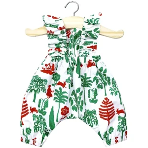 Maya Jumpsuit (34cm Doll) in Trees Print by Minikane X Nathalie Lete