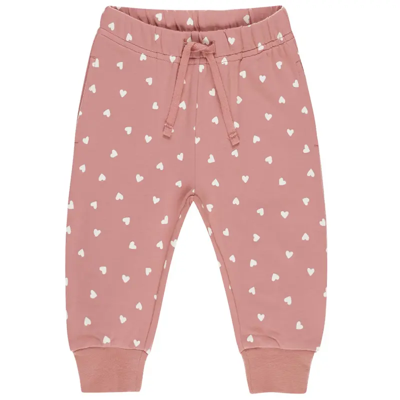 Relaxed Sweatpant in Lipstick Hearts by Quincy Mae