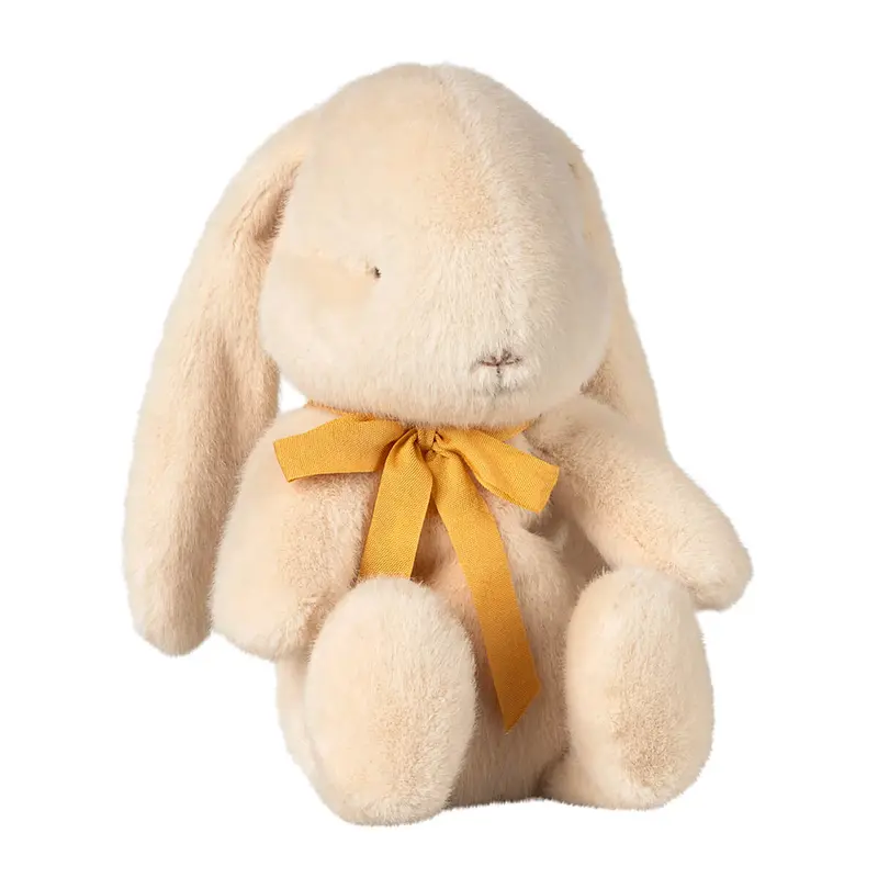 Small Plush Bunny in Cream With Bow (27cm) by Maileg