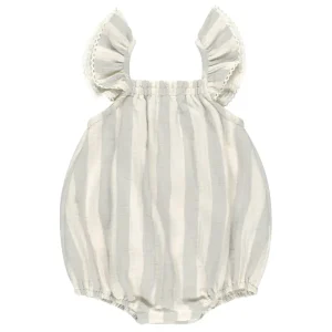 Bonnie Romper in Sky Stripe by Quincy Mae