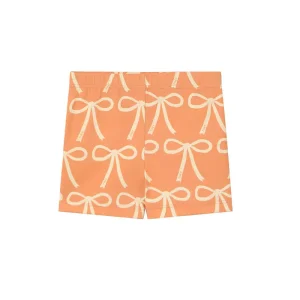 Bows Shorts in Papaya by Tinycottons
