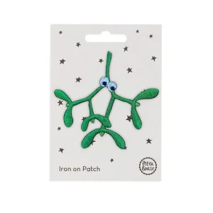 Christmas Mistletoe Iron On Patch by Petra Boase