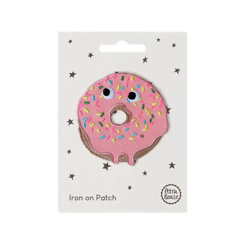 Doughnut Iron On Patch by Petra Boase