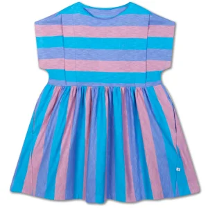 Every Day Dress in Tricolour Block Stripe by Repose AMS