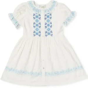 Ivy Dress in Opaline Embroidery by Lali