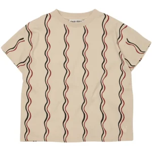 Loose T-Shirt in Birch Squiggle by Main Story - Last One In Stock - 2 Years