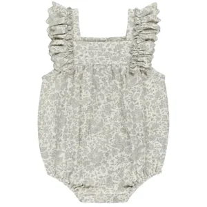 Maya Romper in Blue Blossom by Quincy Mae