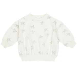 Relaxed Sweatshirt in Birds by Quincy Mae