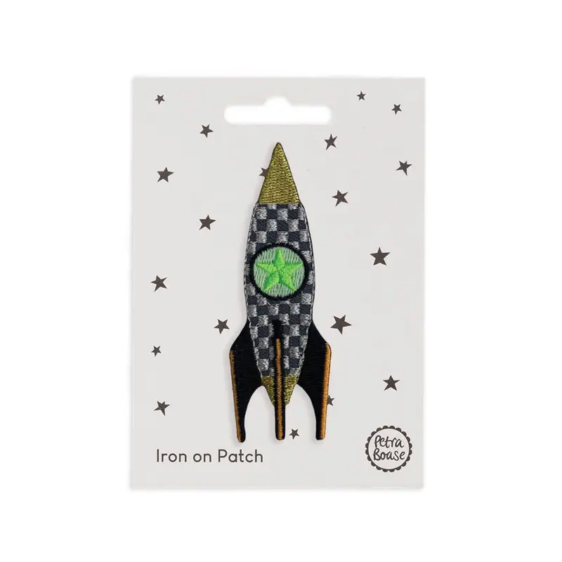 Rocket Iron On Patch by Petra Boase