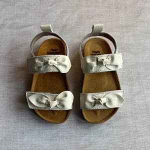 Sandy Velcro Sandals in Milk by PP