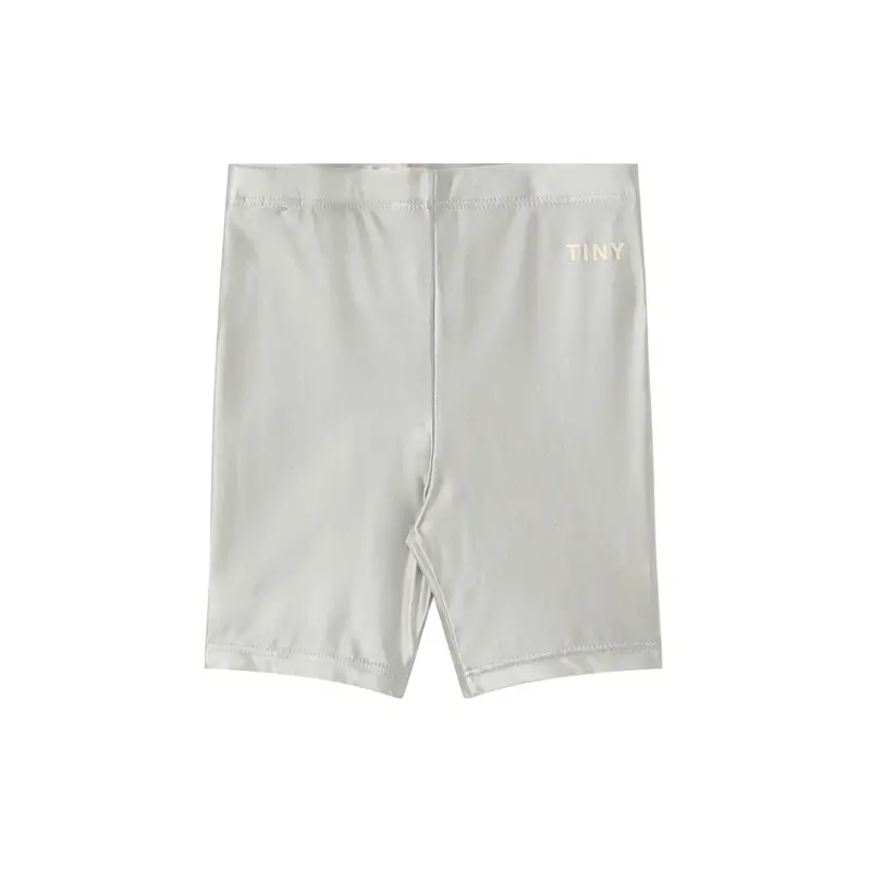 Silver Biker Shorts by Tinycottons