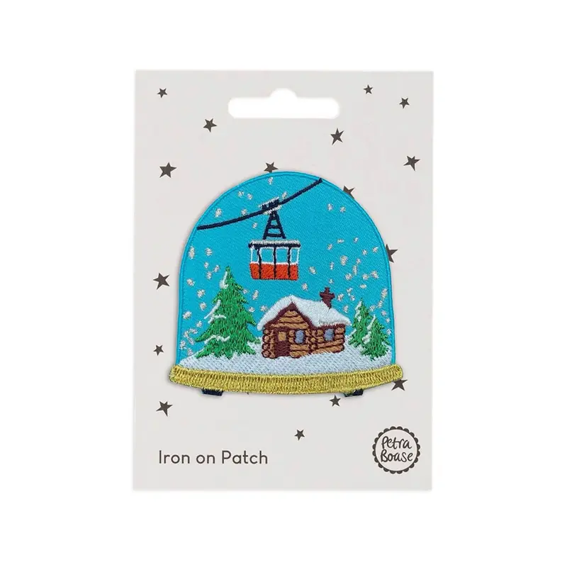 Snow Dome Iron On Patch by Petra Boase