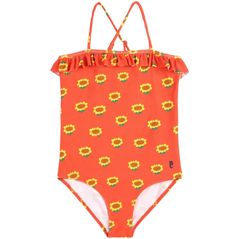 Sunflower All Over Swimsuit by Bobo Choses