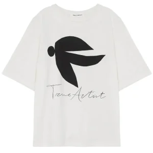 T-Shirt n05 in Ecru Cream by True Artist