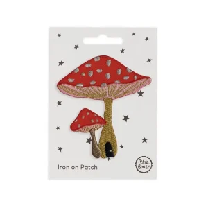 Toadstools Iron On Patch by Petra Boase