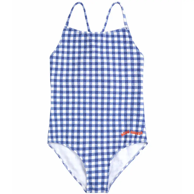 Vichy Swimsuit in Blue by Bobo Choses - Last Ones In Stock - 2-5 Years